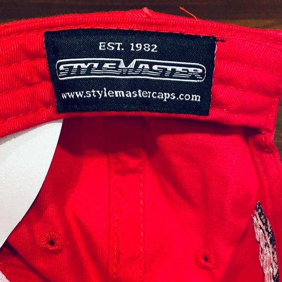 🌟2xHP🌟NWOT Jim Beam Racing Baseball Cap Robby Gordon - Picture 7 of 8